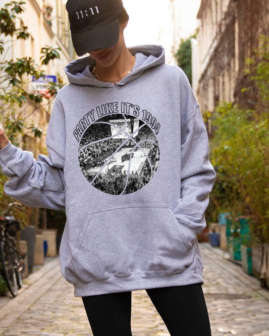 Basketball Party Like It's 1994 Arkansas Basketball Adult Hoodie
