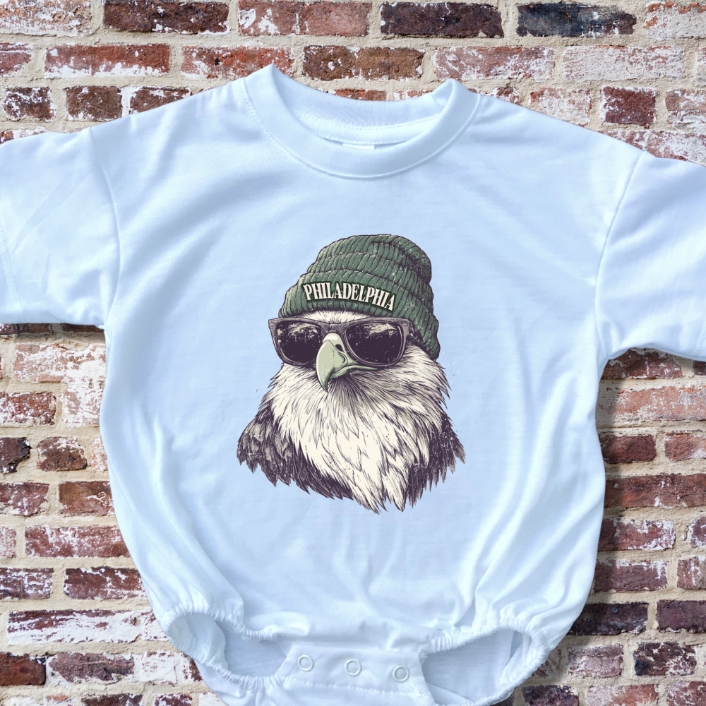 Philadelphia Eagles Beanie Baby Bubble Romper