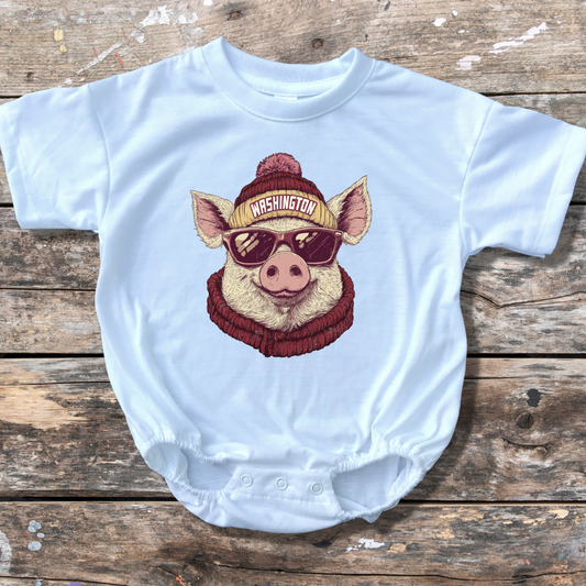 Washington Commanders Beanie Baby Bubble Romper