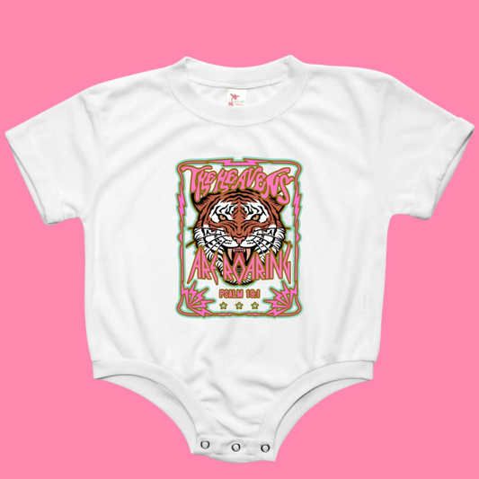The Heavens Are Roaring Christian Baby Bubble Romper