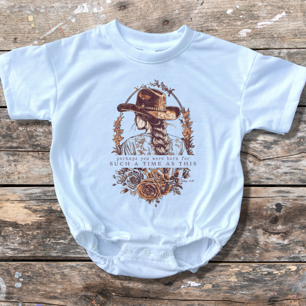 Such A Time As This Christian Baby Bubble Romper