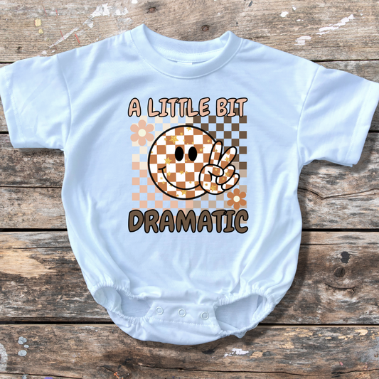 Little Bit Dramatic Baby Bubble Romper