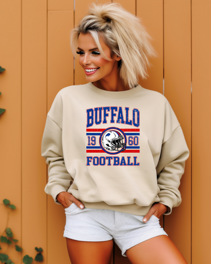 Buffalo Bills Football Adult Graphic Crewneck Pullover