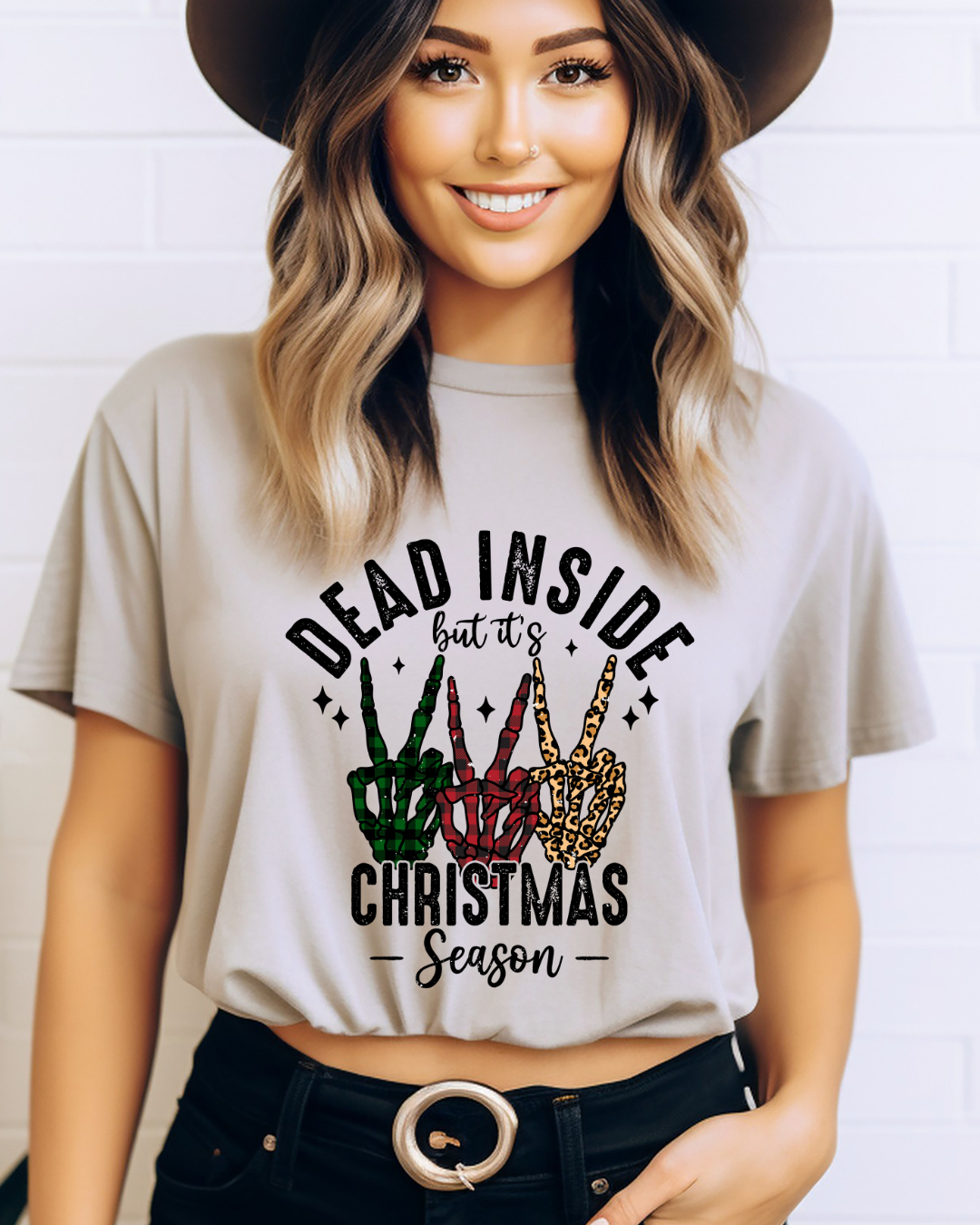 Dead Inside Christmas Adult Tee