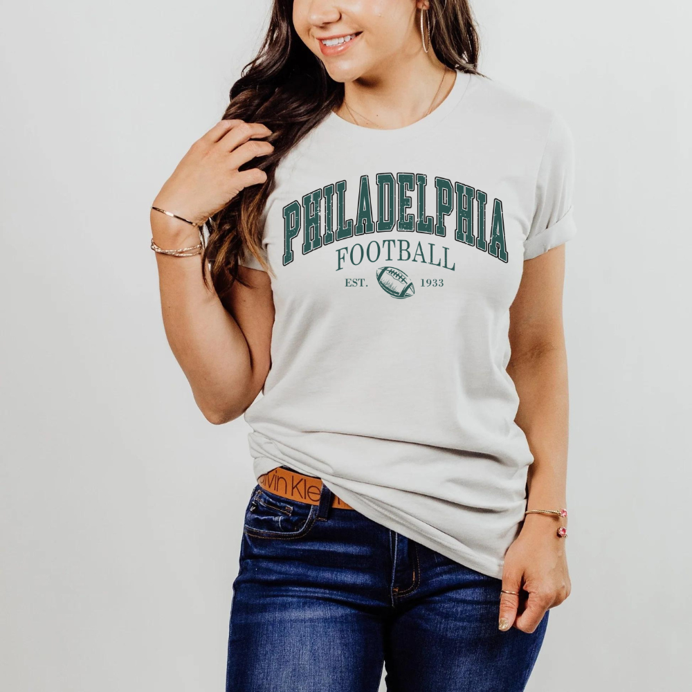 Philadelphia Eagles Football 1933 Adult Graphic Tee