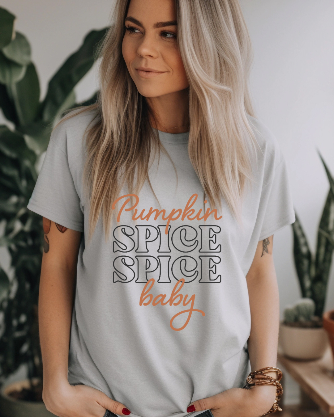 Pumpkin Spice Spice Baby Fall Adult Tee