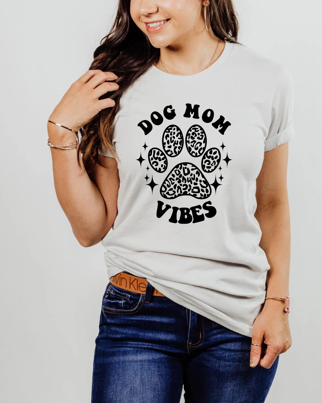 Dog Mom Vibes Mothers Day Adult Tee