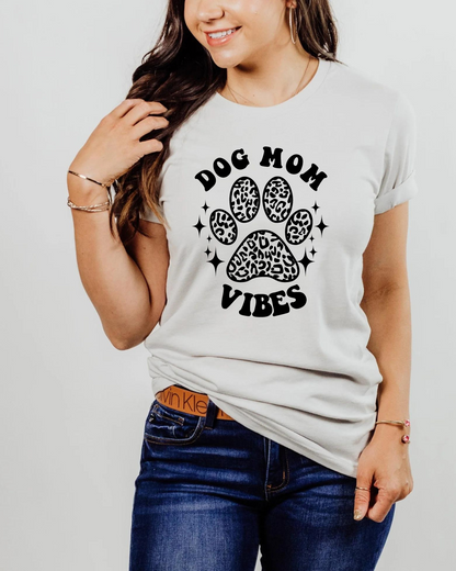 Dog Mom Vibes Mothers Day Adult Tee