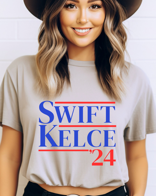 Swift Kelce 2024 Presidential Election Candidate Adult Tee