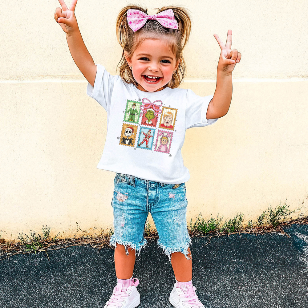 Christmas Stamps Toddler Graphic Tee