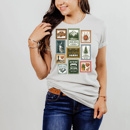 City Of Forks Washington Stamps Twilight Adult Graphic Tee