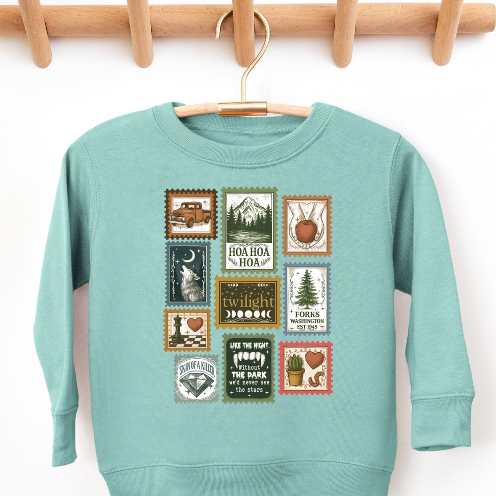 City Of Forks Washington Stamps Twilight Toddler Graphic Sweatshirt
