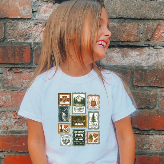 City Of Forks Washington Stamps Twilight Youth Graphic Tee