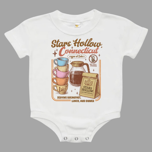 Coffee At Lukes Gilmore Girls Baby Bubble Romper