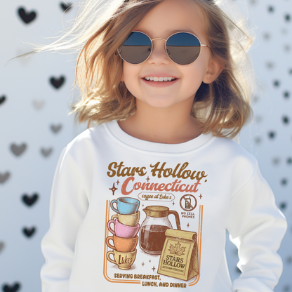 Coffee At Lukes Gilmore Girls Toddler Graphic Sweatshirt