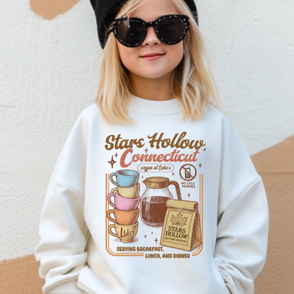Coffee At Lukes Gilmore Girls Youth Graphic Sweatshirt