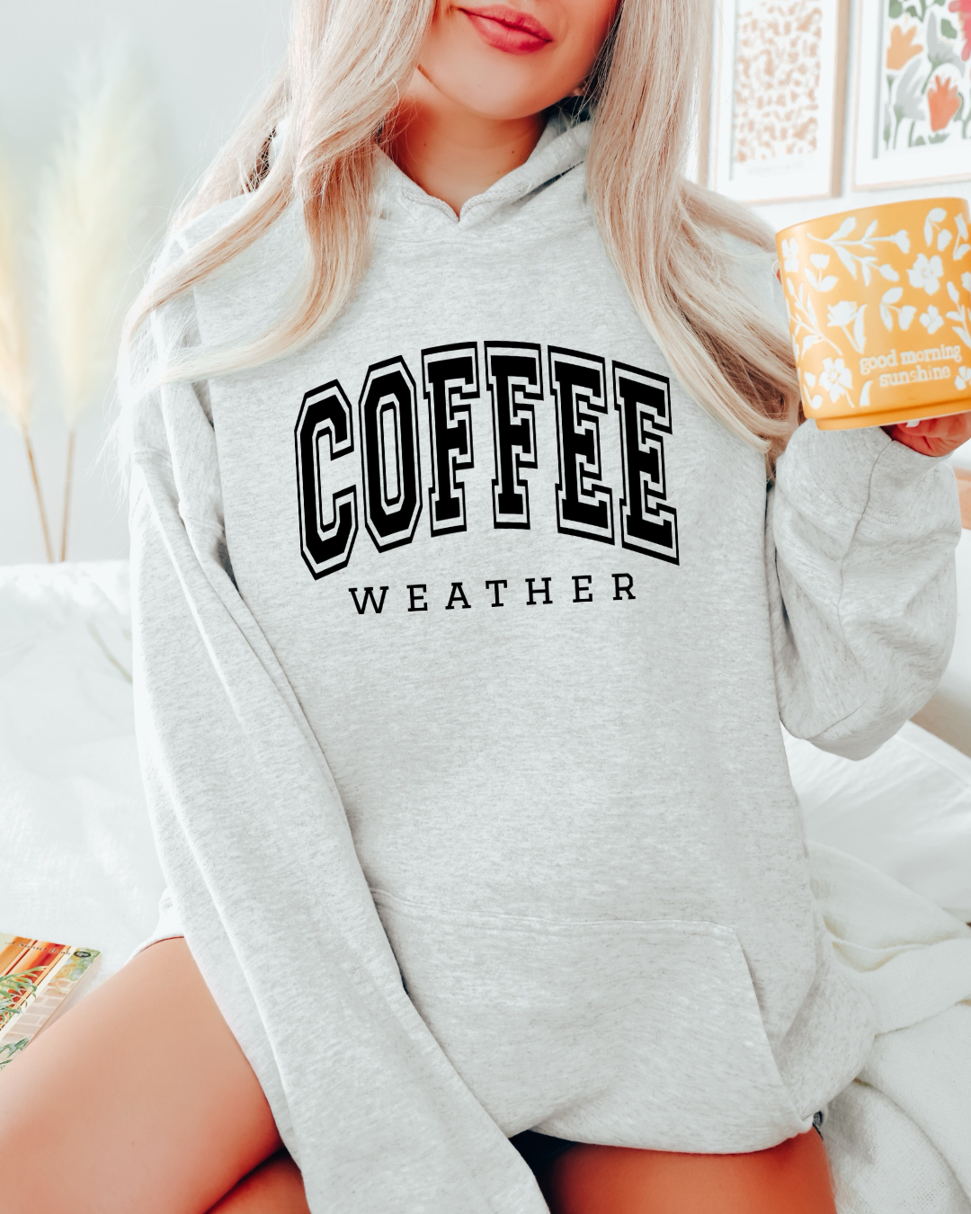 Coffee Season Adult Graphic Hoodie