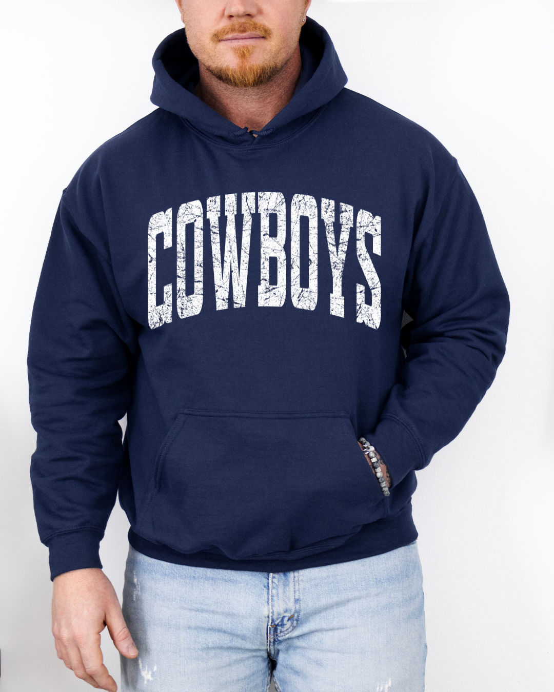 Cowboys Dallas Varsity Adult Graphic Hoodie