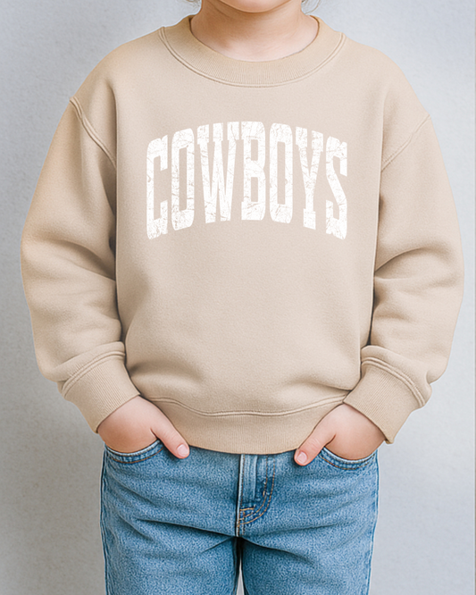 Cowboys Dallas Varsity Toddler Graphic Sweatshirt