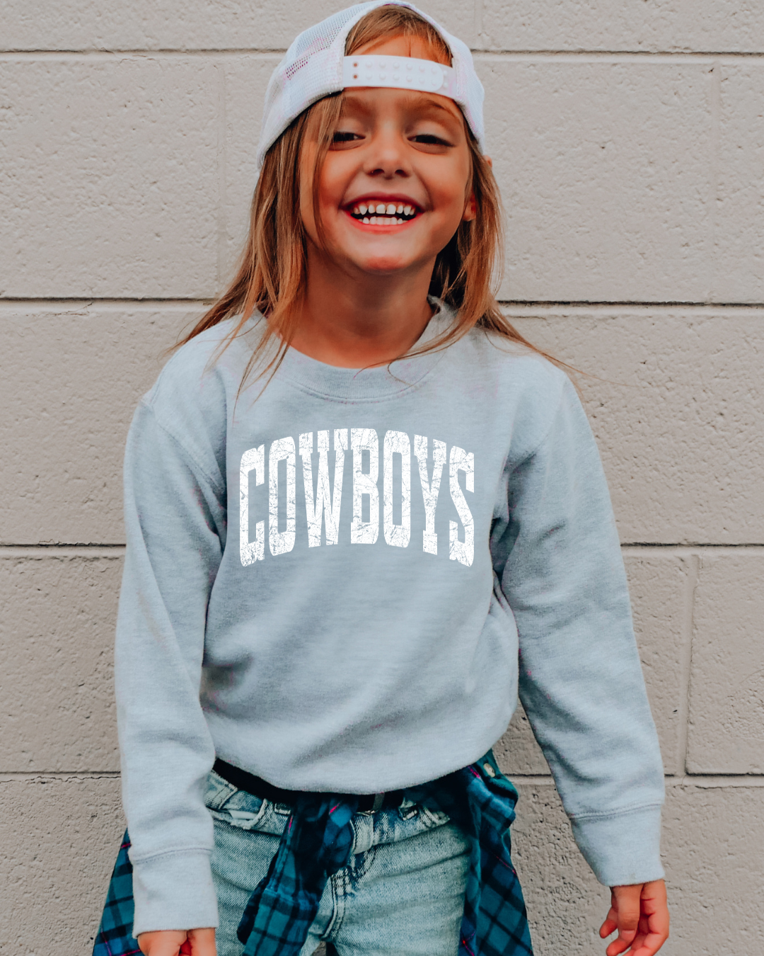 Cowboys Dallas Varsity Youth Graphic Sweatshirt