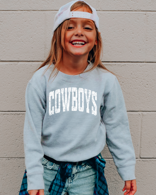 Cowboys Dallas Varsity Youth Graphic Sweatshirt