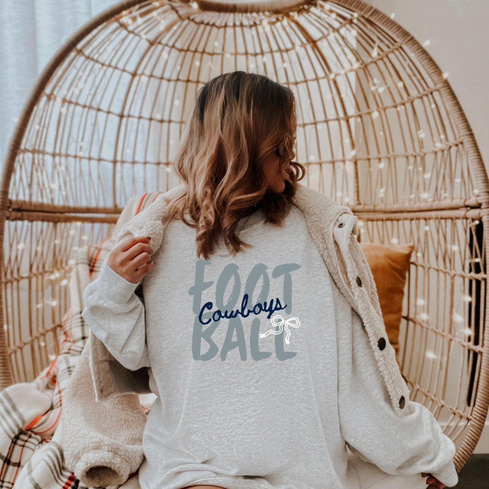 Cowboys Football NFL Adult Graphic  Crewneck Pullover