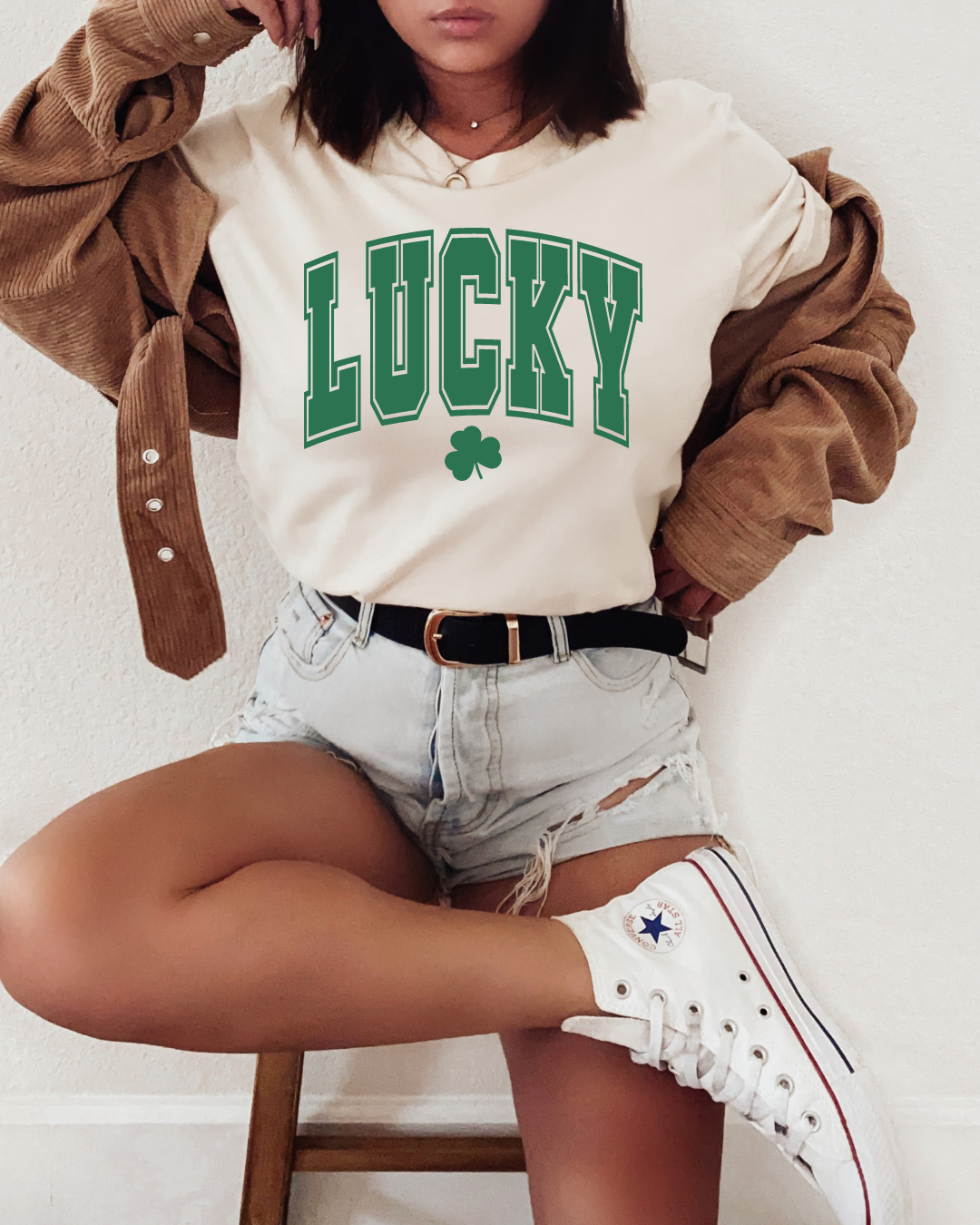 Lucky Varsity Adult Tee