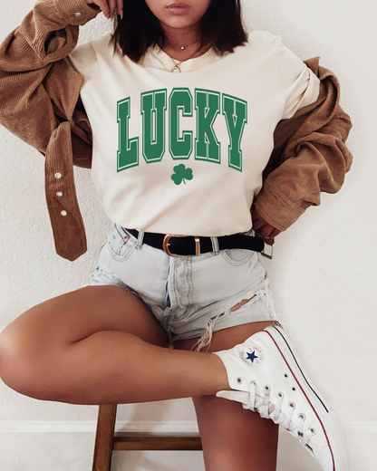 Lucky Varsity Adult Tee