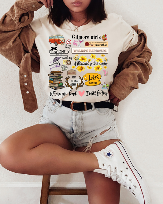 Everything Gilmore Girls Adult Tee