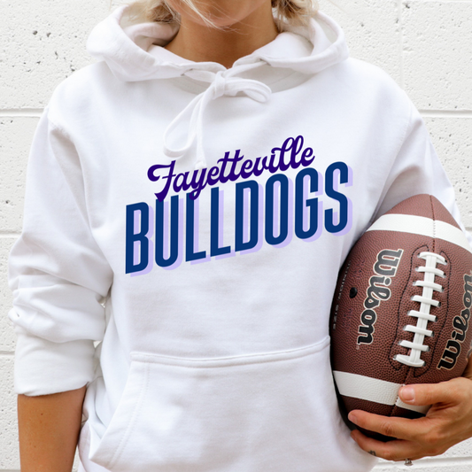 Custom City and Mascot Adult Graphic Hoodie