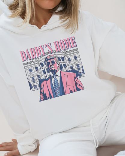 Daddy's Home Pastel Trump Adult Graphic Hoodie