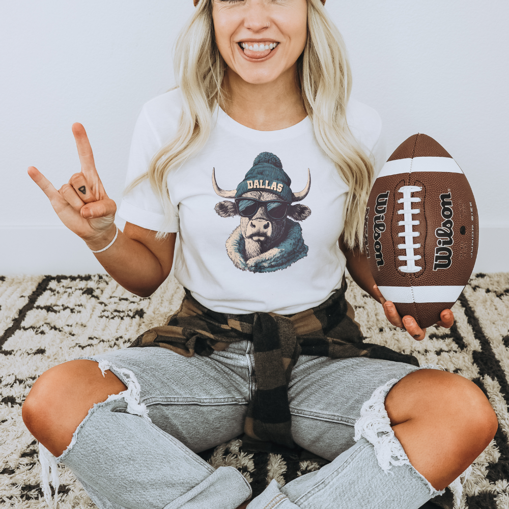 Dallas Cowboys Beanie Adult Graphic Tee