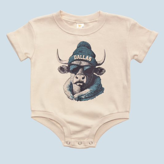 Dallas Cowboys Beanie Baby Bubble Romper