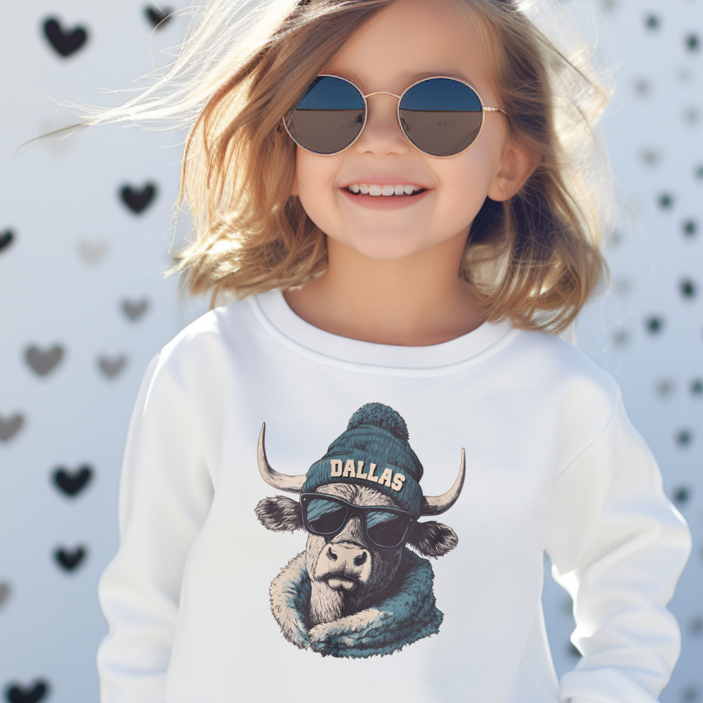 Dallas Cowboys Beanie Toddler Graphic Sweatshirt