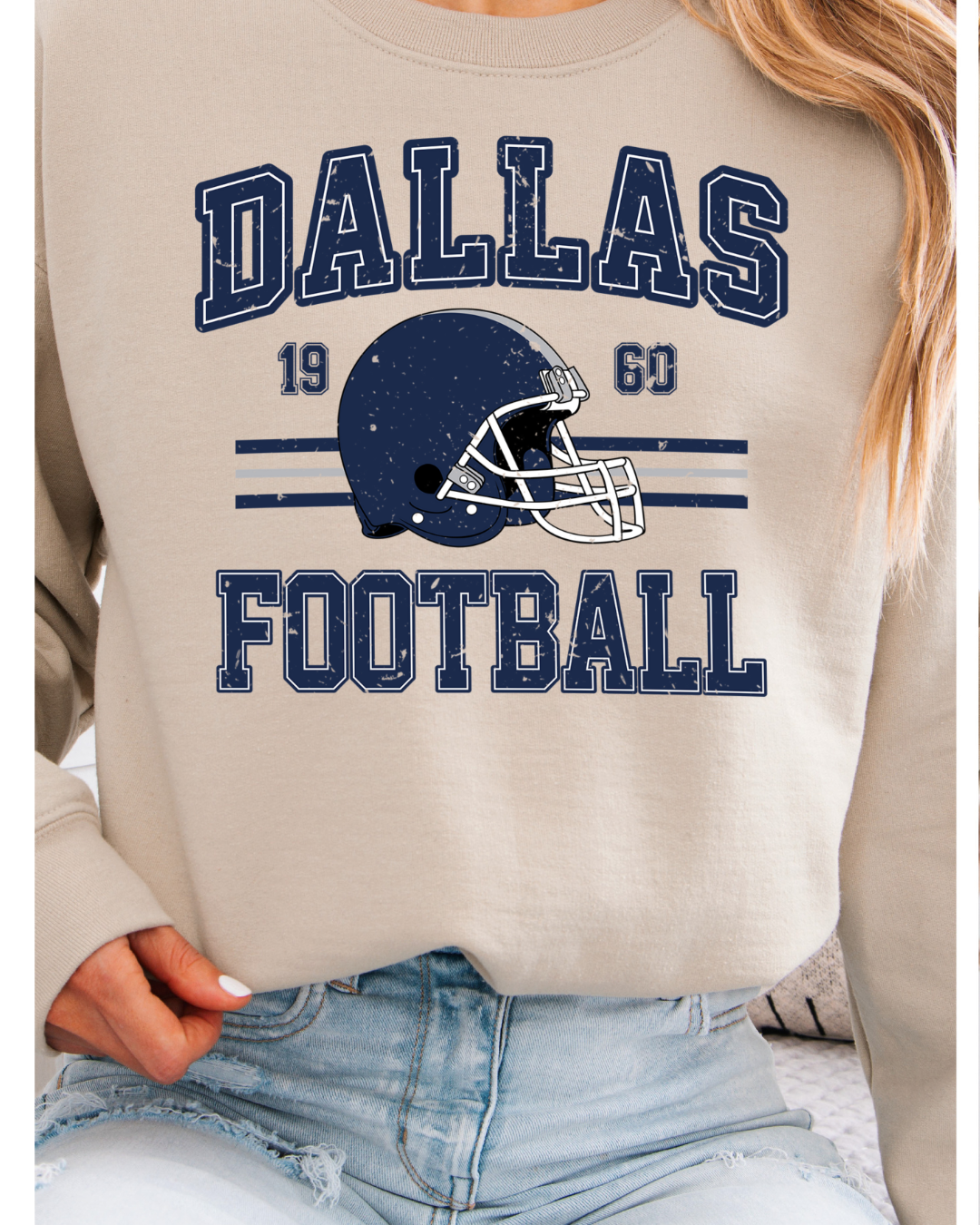 Dallas Cowboys Football NFL Adult Graphic  Crewneck Pullover