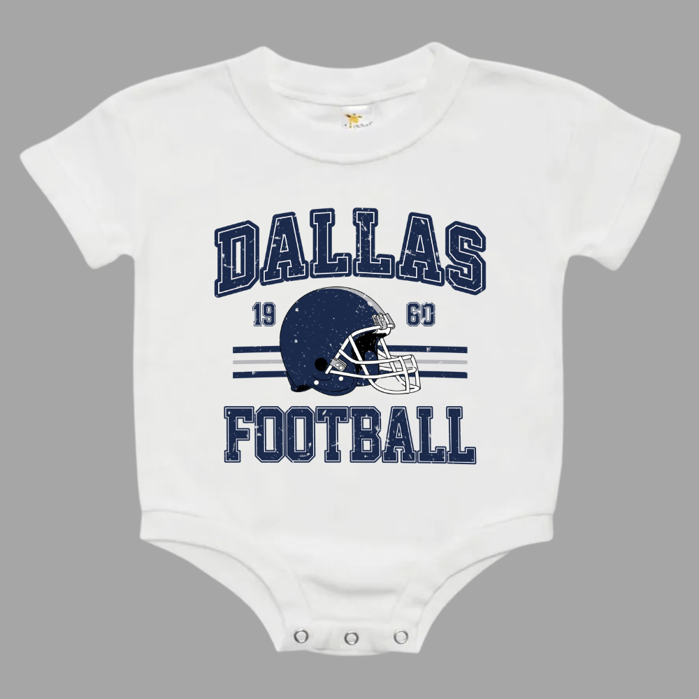 Dallas Cowboys Football NFL Baby Bubble Romper