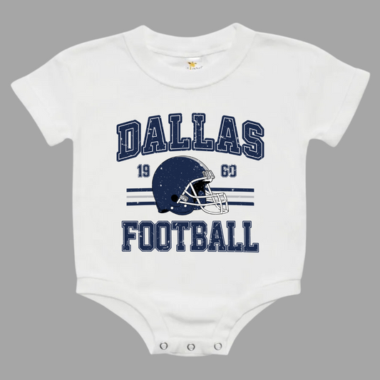 Dallas Cowboys Football NFL Baby Bubble Romper