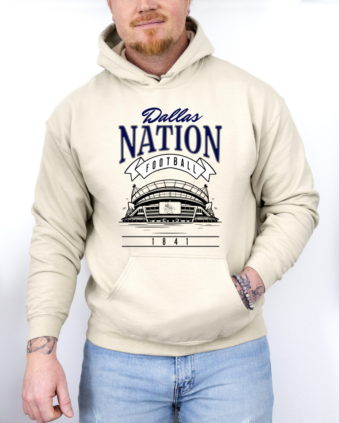 Dallas Nation Football Adult Graphic Hoodie