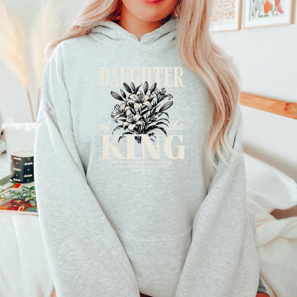 Daughter Of The King Christian Adult Graphic Hoodie