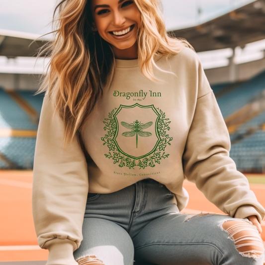 Dragonfly Inn Gilmore Girls Adult Graphic Crewneck Pullover