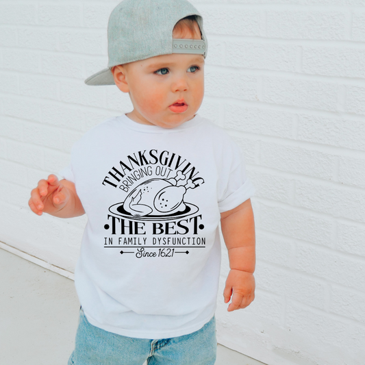 Family Dysfunction (Black) Toddler Graphic Tee