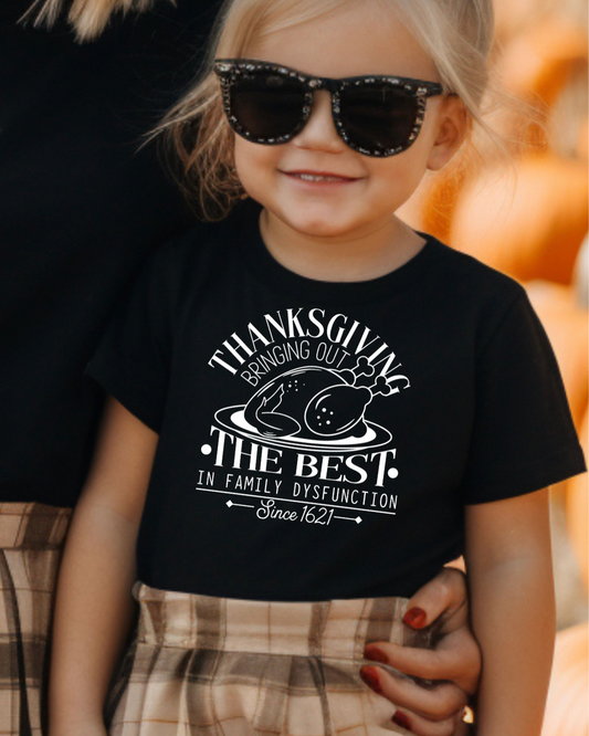 Family Dysfunction (White) Toddler Graphic Tee