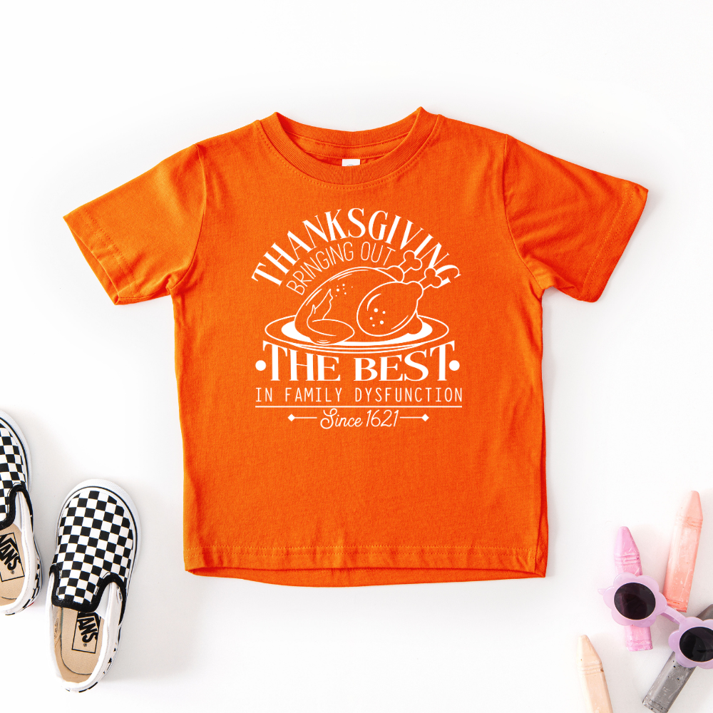 Family Dysfunction (White) Youth Graphic Tee