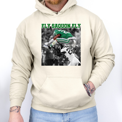 Fly Saquon Barkley Eagles Fly  Adult Graphic Hoodie