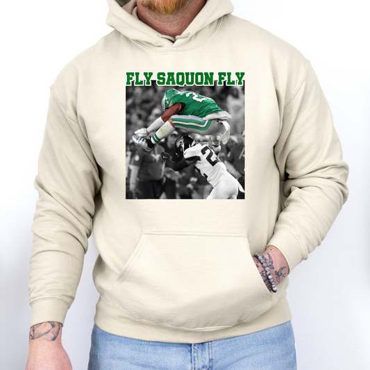 Fly Saquon Barkley Eagles Fly  Adult Graphic Hoodie
