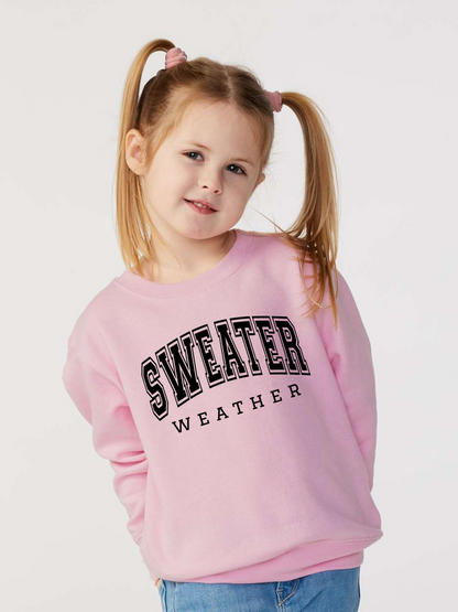 Sweater Weather Youth Graphic Sweatshirt