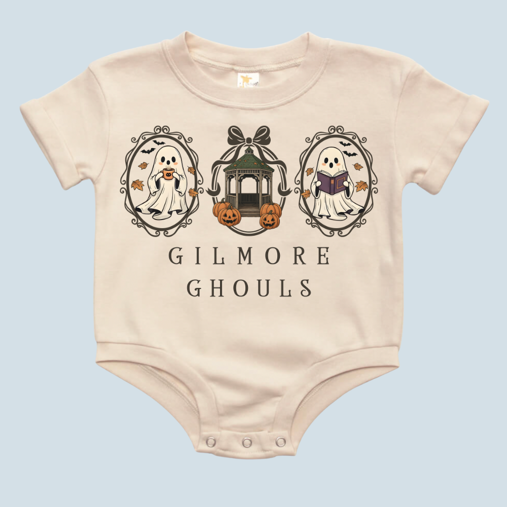 Gilmore Ghouls Spooky Frames Baby Bubble Romper