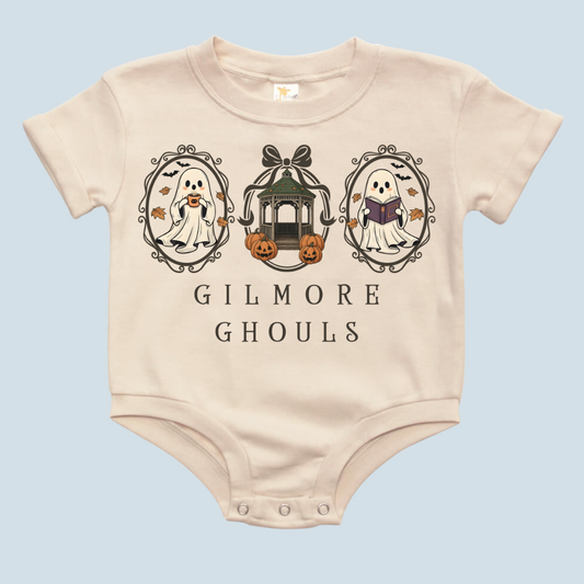 Gilmore Ghouls Spooky Frames Baby Bubble Romper