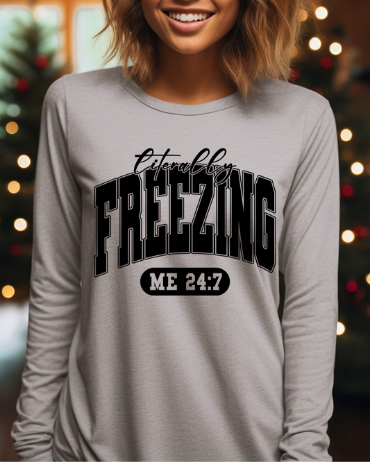 Freezing 24/7 Adult Long Sleeve Tee