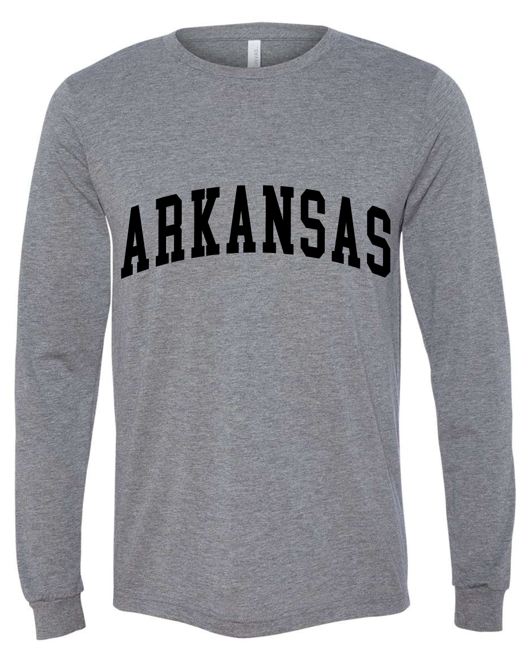 Collegiate Arkansas Adult Long Sleeve Tee